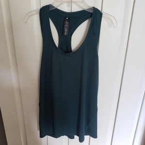 Yogalicious, super soft, racerback, teal tank